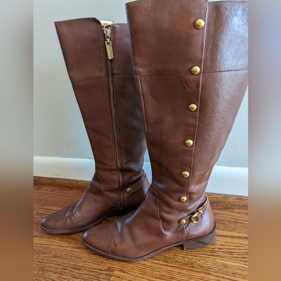 Vintage leather Michael Kors riding boots - Picture 2 of 9